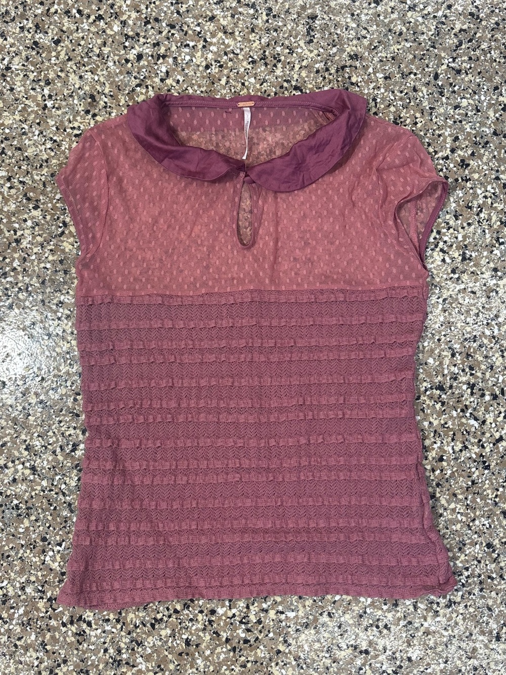 Anthropology Mesh blouse